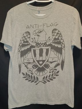 Official Anti-Flag "Eagle" graphic design illustrated by Mike Ski / True HAND
